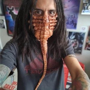 Latex Alien face hugger mask